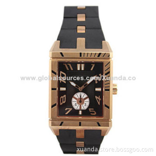 316L Stainless Steel Analog Watch, Gold Plating, 2 Years Warranty, New Style Sale